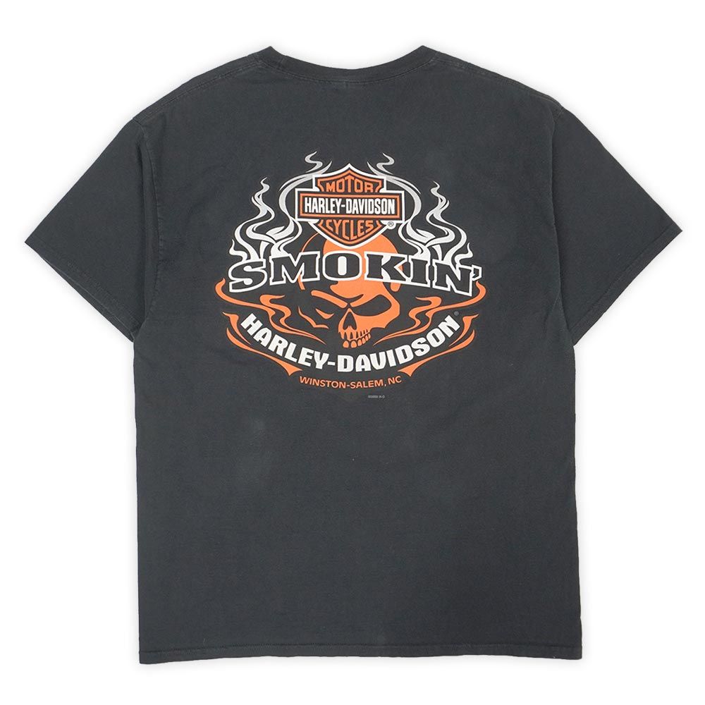 ハーレーダビッドソン HARLEY-DAVIDSON 00s 2000年代 両面プリントT 
