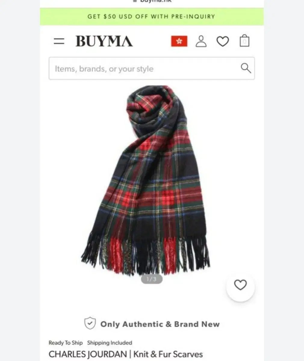 イタリア チャールズ ゾルダン カシミヤ マフラー