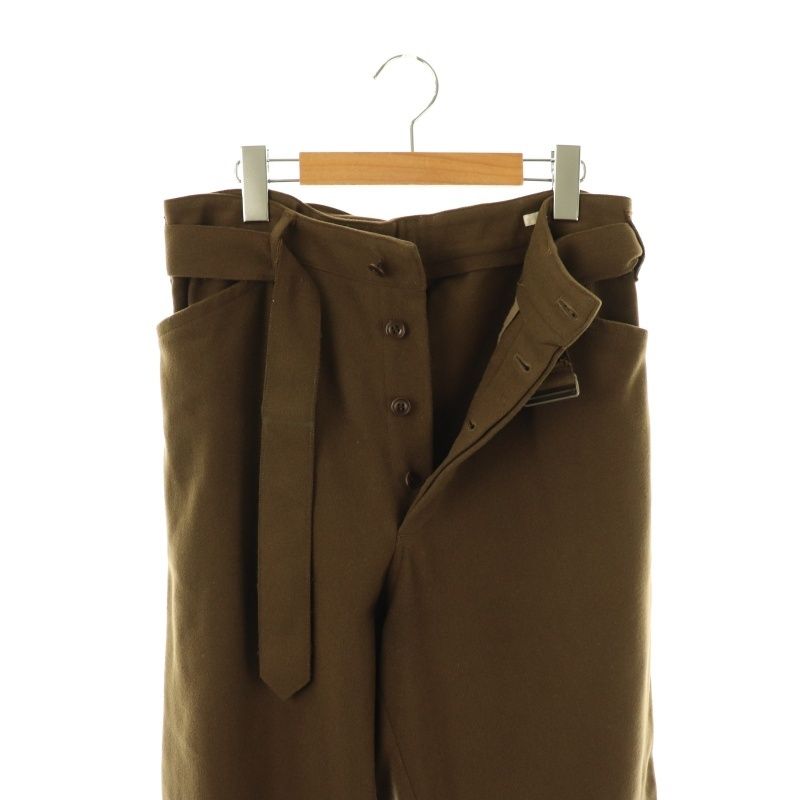 Comoli 16aw フェルトンベルテッドパンツ　size1 Comoli 16aw フェルトンベルテッドパンツ size1 COMOLI (コモリ