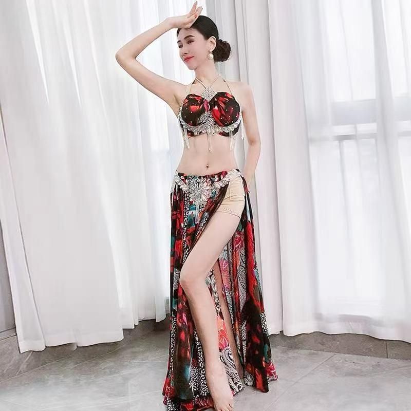 ベリーダンス オリエンタル衣装 社交ダンスドレス ベリーダンス衣装 ベリーダンス ステージ衣装 ビキニトップ ロングスカート