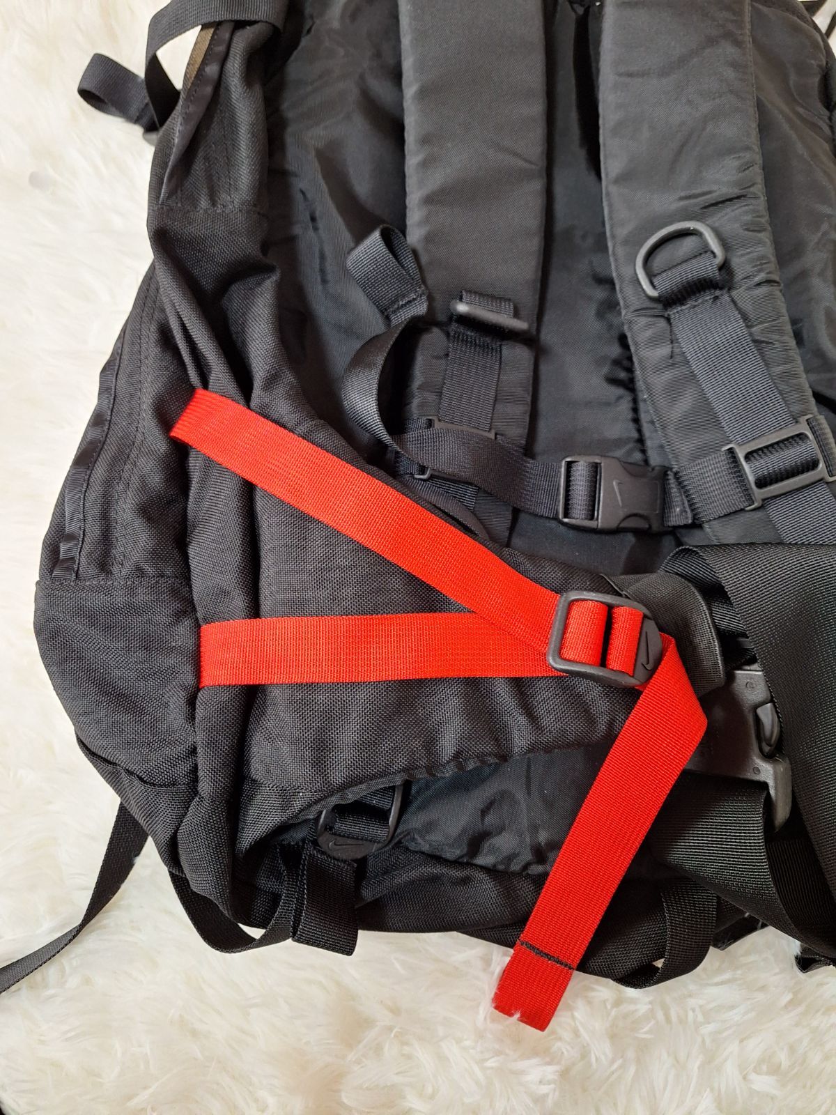 【レア商品】90s Nike AIR リュック　黒/赤/オレンジ boop_vintage様 限定 NIKE ナイキ リュック 90s Nike ACG バック