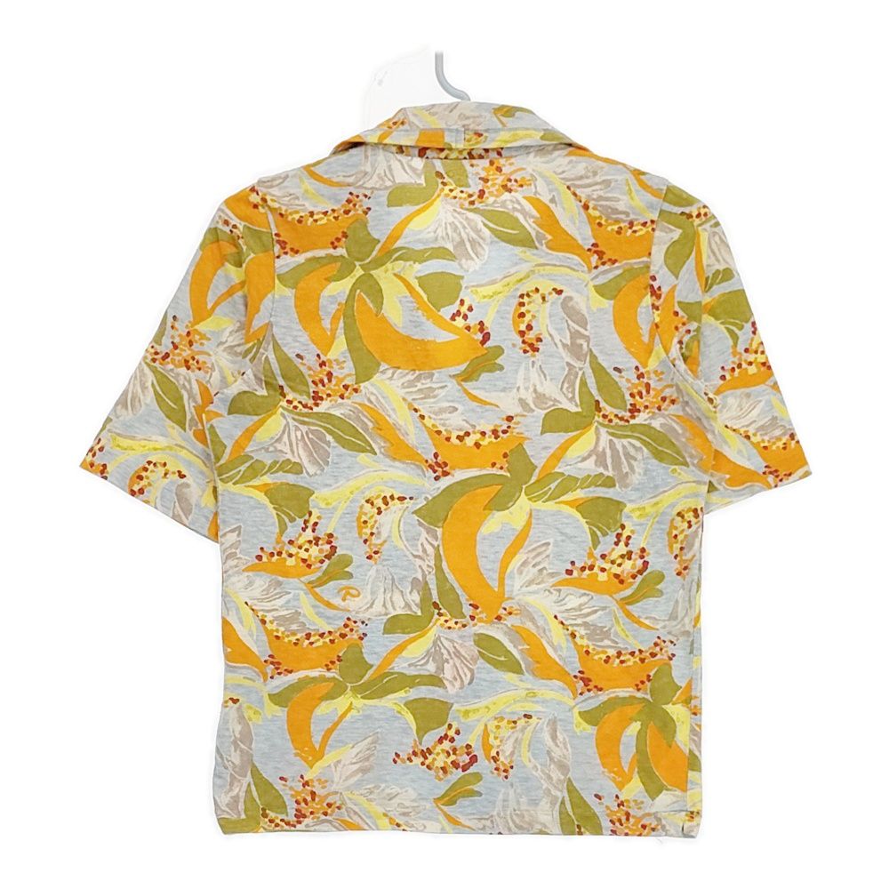 Мです！45R45rpm ドットわかめ 45R/45rpm 花柄 カットソー Tシャツ コットン サイズ2 半袖