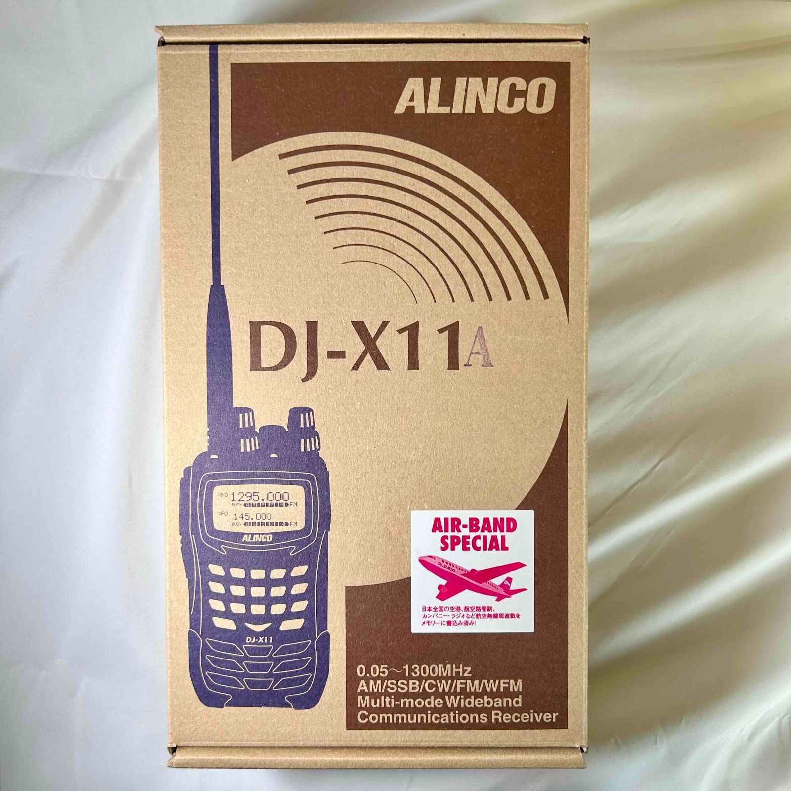 通販高品質美品 アルインコ ALINCO DJ-X11A 0.05MHz～1300MHz 広帯域 ハンディ受信機 元箱・取説付【40 受信機