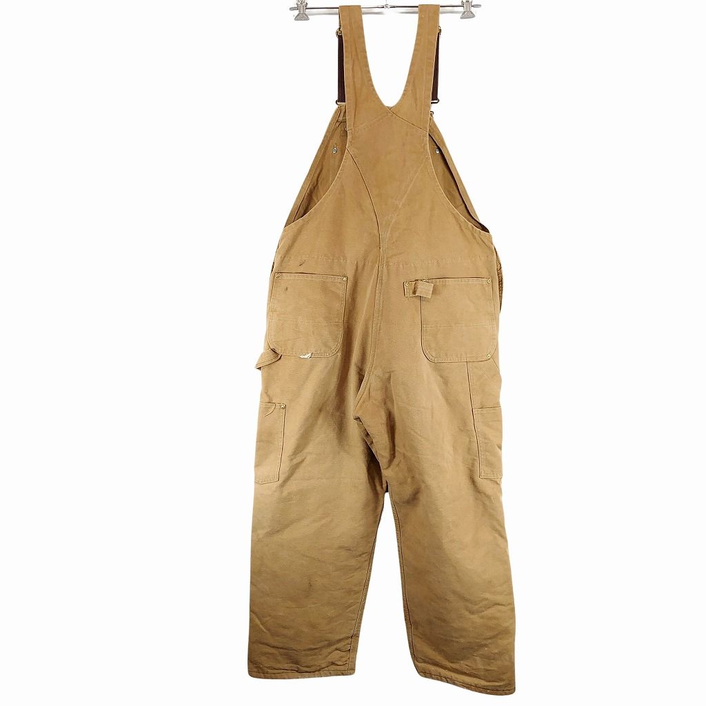 Carhartt キルティングオーバーオール ダック地 ダブルニーUSA製 90年代 USA製 Carhartt カーハート ダック地 キルティング