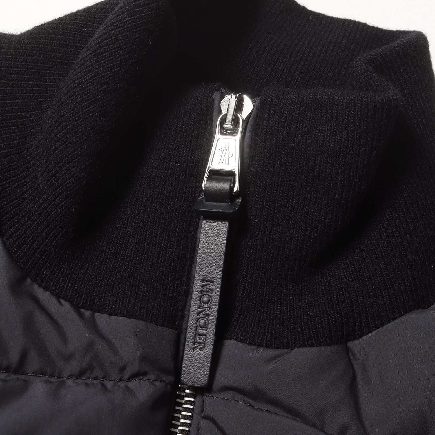 MONCLER アウター ニットコンビダウン ブラック