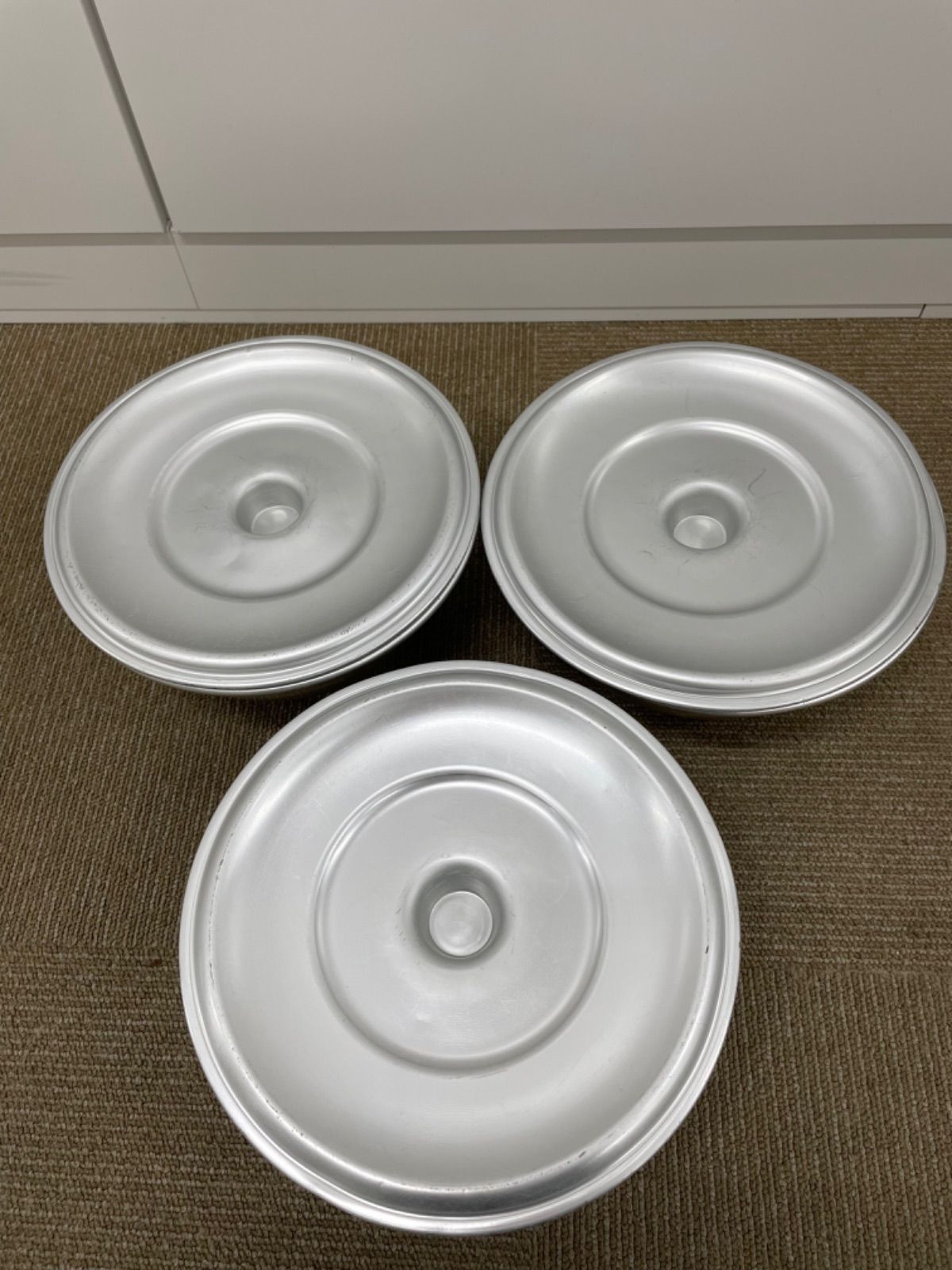 【学校給食　ボウル蓋付き　3個セット】