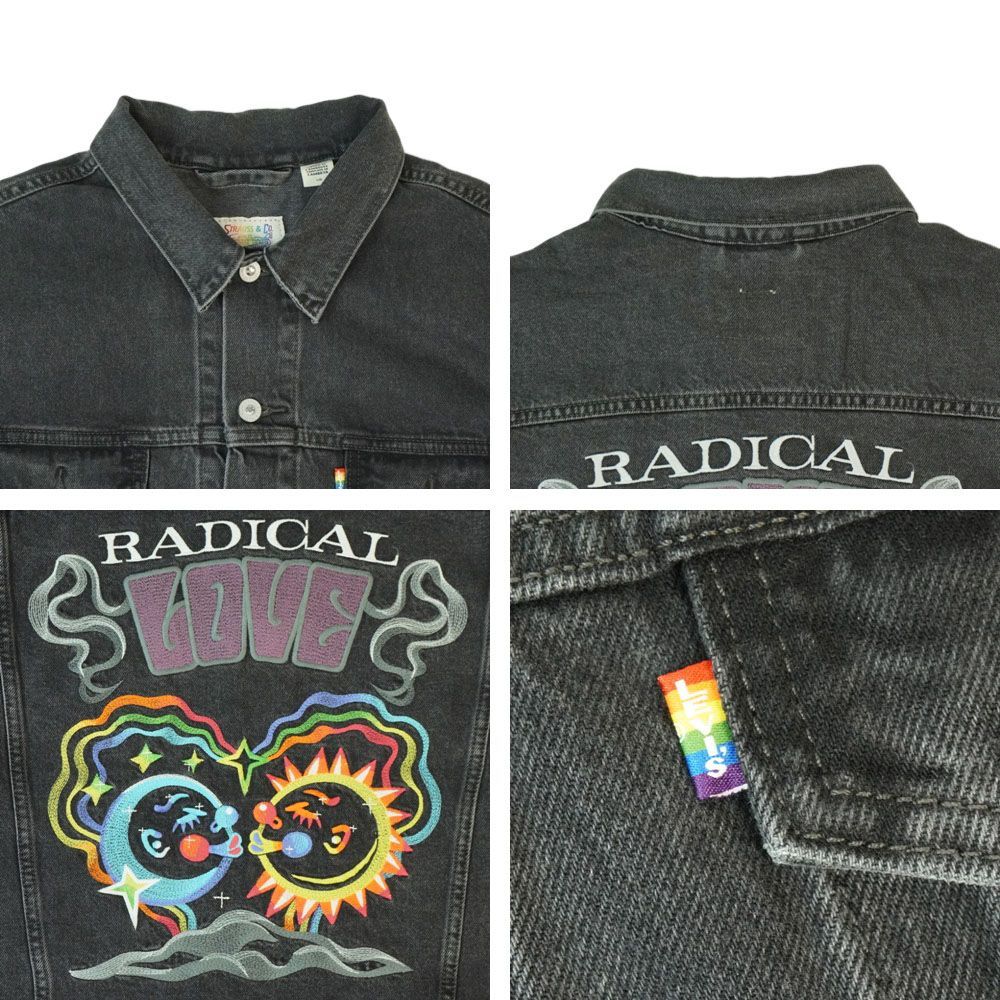 リーバイス LEVI'S デニムジャケット PRIDE COLLECTION