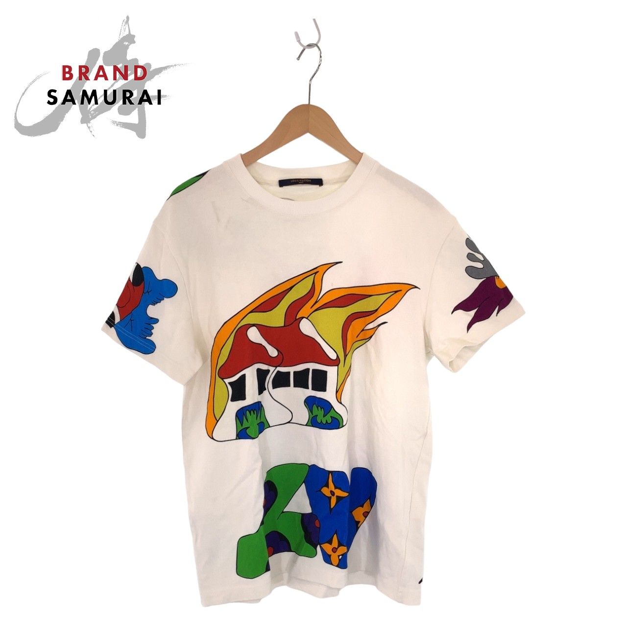 LOUIS VUITTON カラフルロゴ Tシャツ XS ルイヴィトンカラフルTシャツメンズS