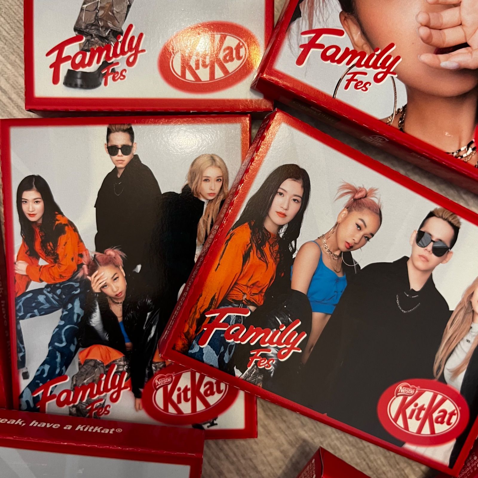 清水翔太 加藤ミリヤ 青山テルマ 當山みれい 限定キットカット 箱 未