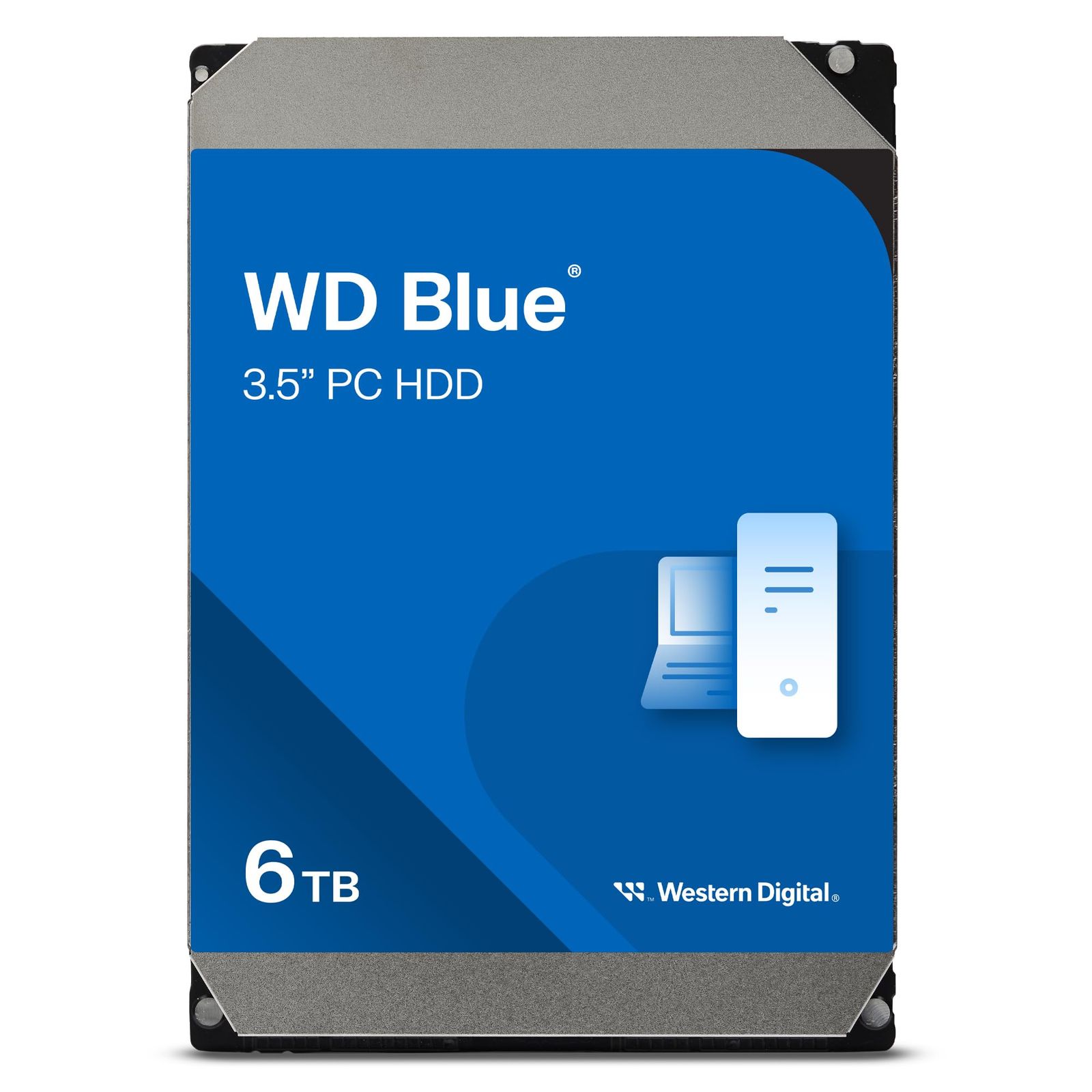 ウエスタンデジタル WD60EZAX WD Blue 6TB 3.5インチ SATA 6G 5400rpm 256MB CMR 6TB