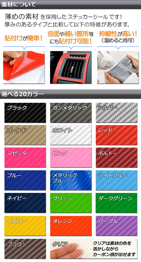 タンクカバーステッカー 星条旗 カーボン調 ニッサン ジューク F15系 前期/後期 選べる20カラー AP-CF1862