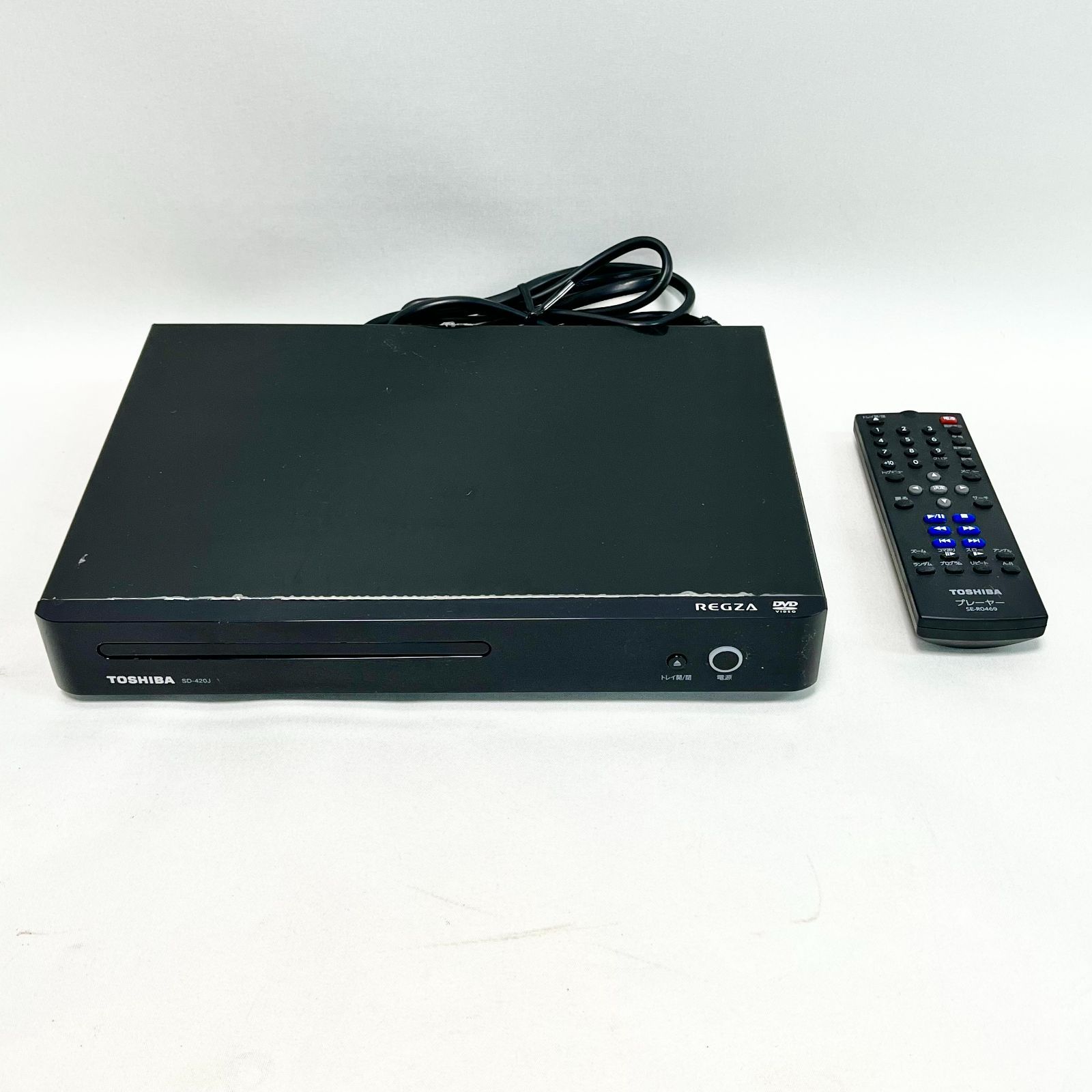 REGZA レグザ CPRM対応DVDプレーヤー 再生専用 SD-420J 楽天市場】REGZA レグザ CPRM対応DVDプレーヤー 再生専用 SD-420J