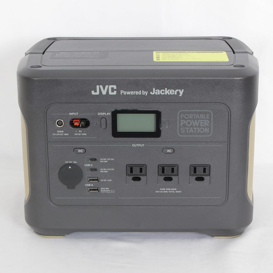 未使用】JVC ポータブル電源 BN-RB10-C 大容量 278,400ｍAh/1,002Wh