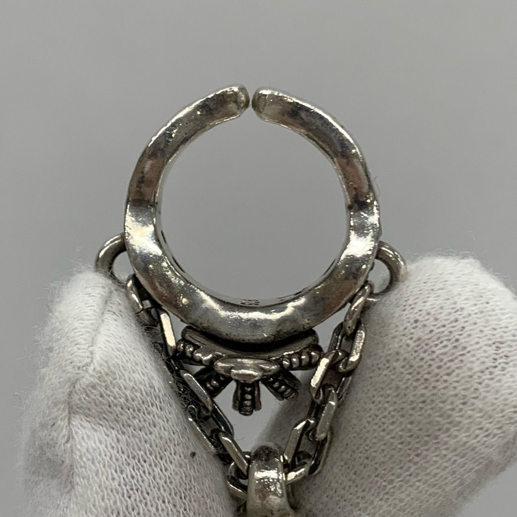 アンティーク　指輪　リング　9号 vv 指輪 リング vv.jewelry /オーバルオニキスリング silver925