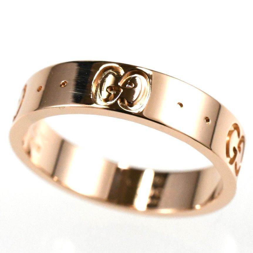 GUCCI グッチ アイコンリング K18PG ピンクゴールド SIZE:10号 AU750 