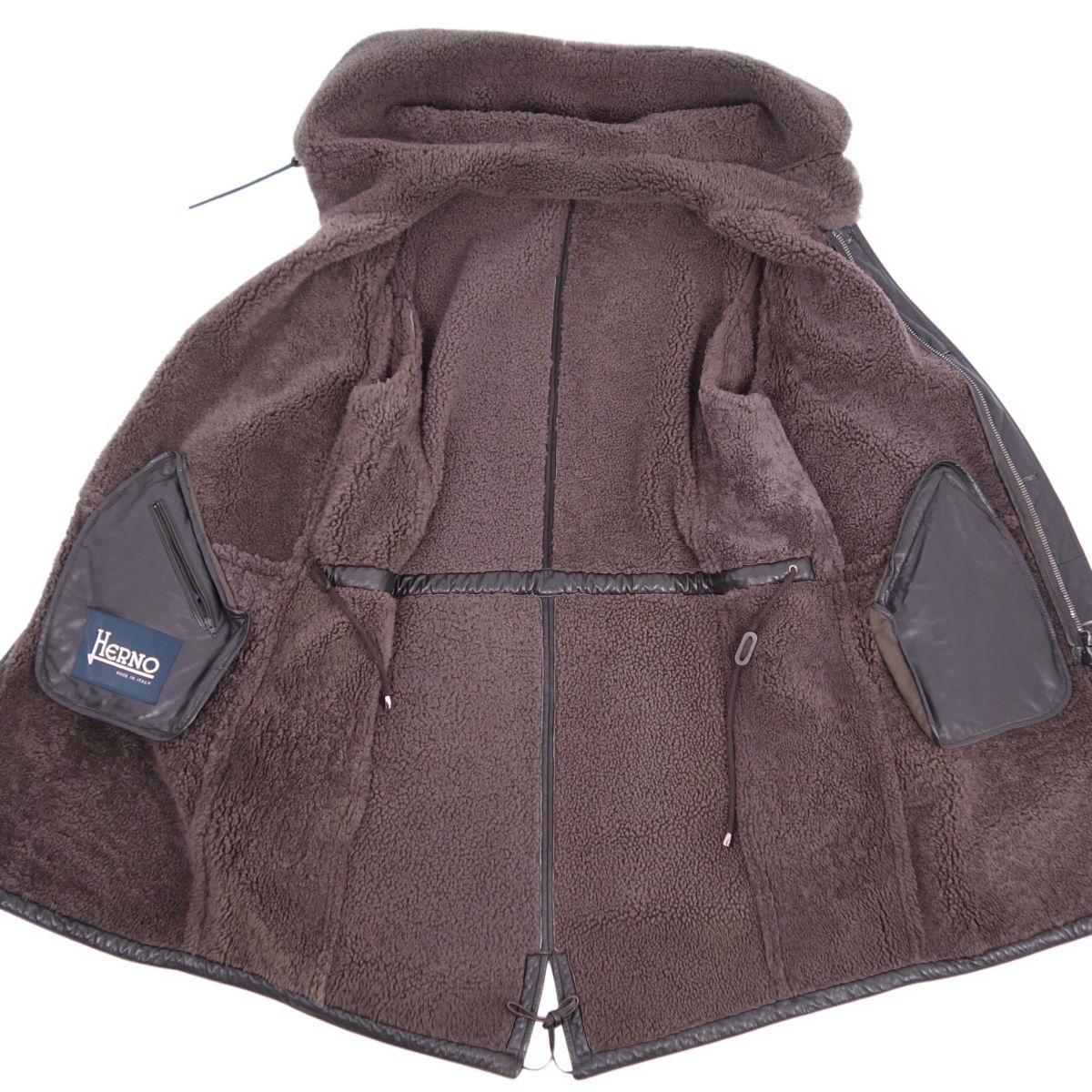 HERNOのムートンコート 送料込】HERNO フェイクミンクファー コート (HERNO/ムートン