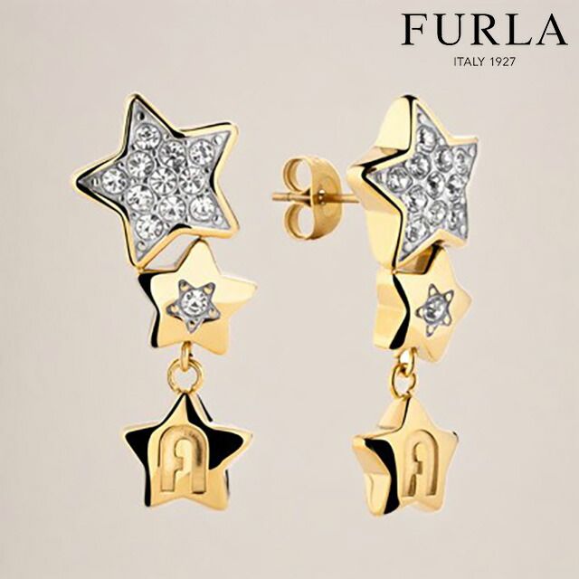 【新品】フルラ FURLA アクセサリー レディース FJ6008ETU スターズ イヤリング STARS EARRING