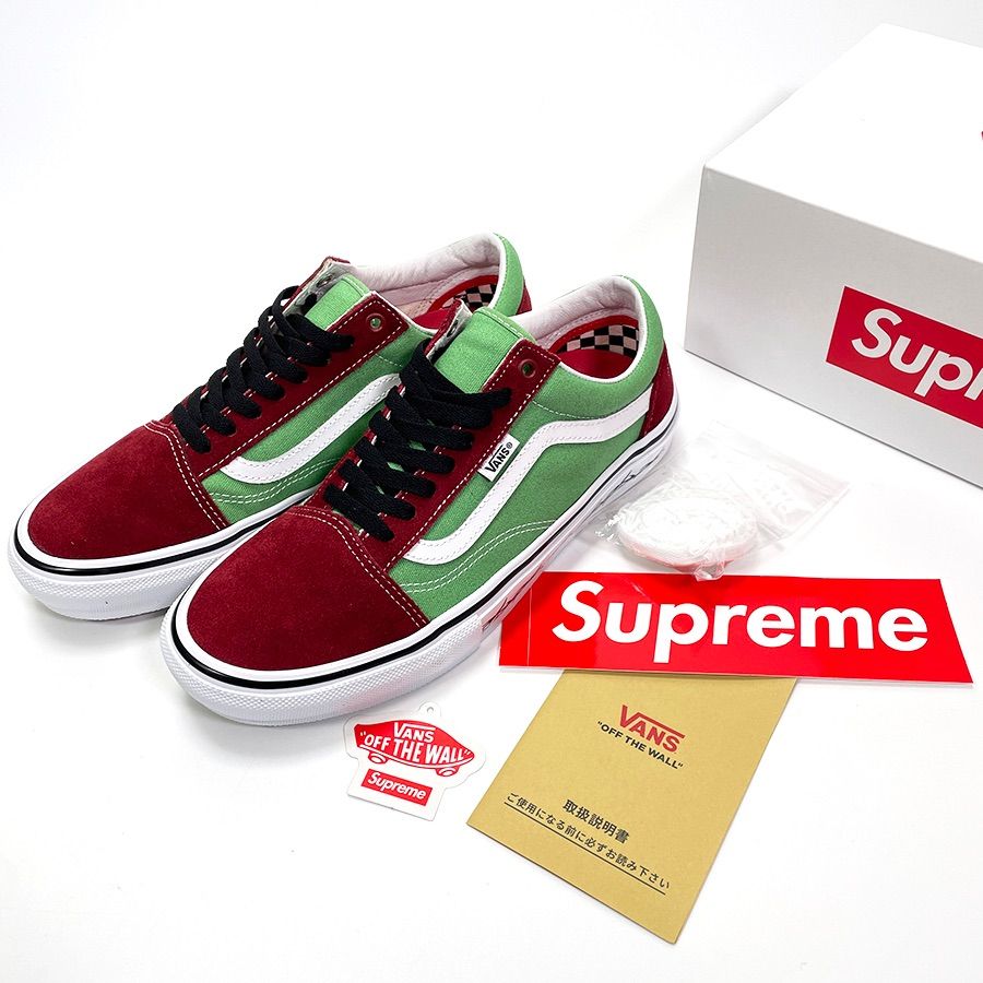 Supreme Vans シュプリーム バンズ オールドスクール 27.5cm - メルカリ