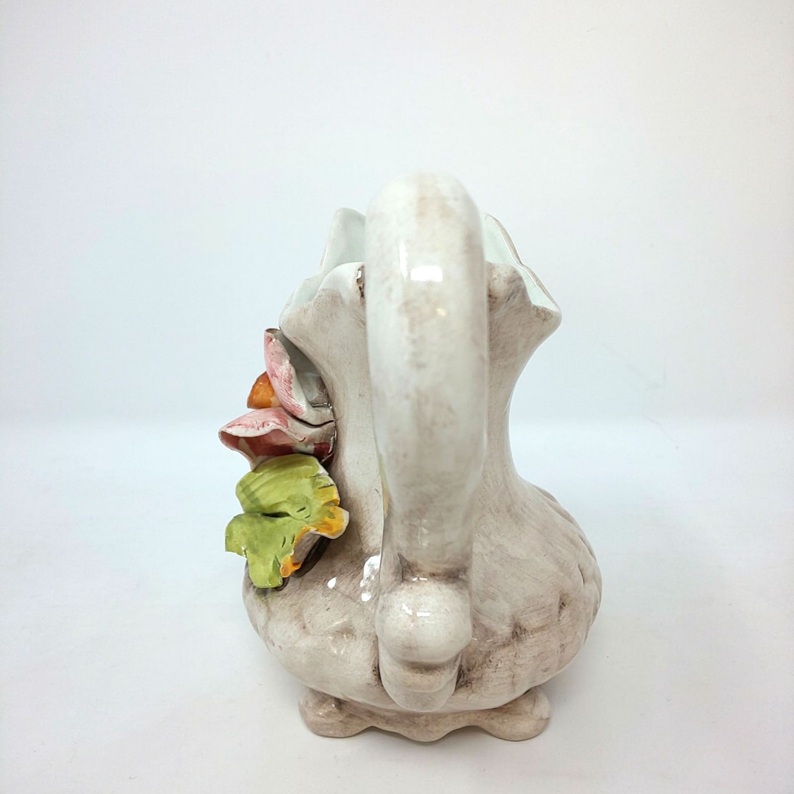 イタリア製 カポディモンテ フラワーベース 花瓶 置物 インテリア アンティーク 464A-06 カポディモンテ 陶器 花瓶 フラワーベース CAPODIMONTE