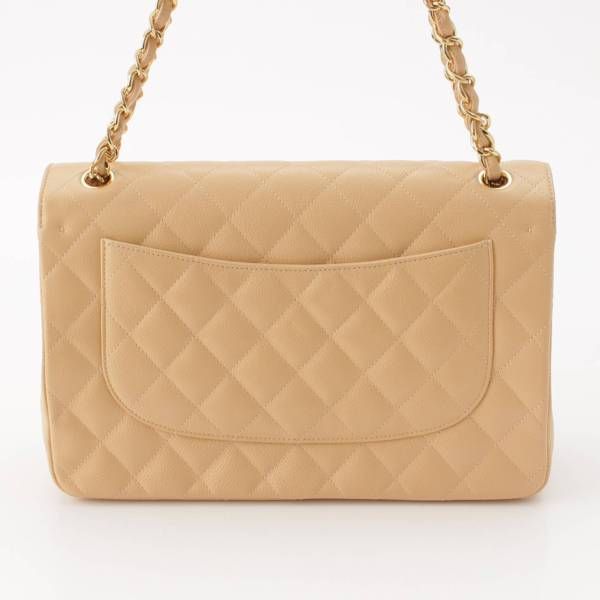 シャネル キャビアスキン デカマトラッセ30 ショルダーバッグ G金具