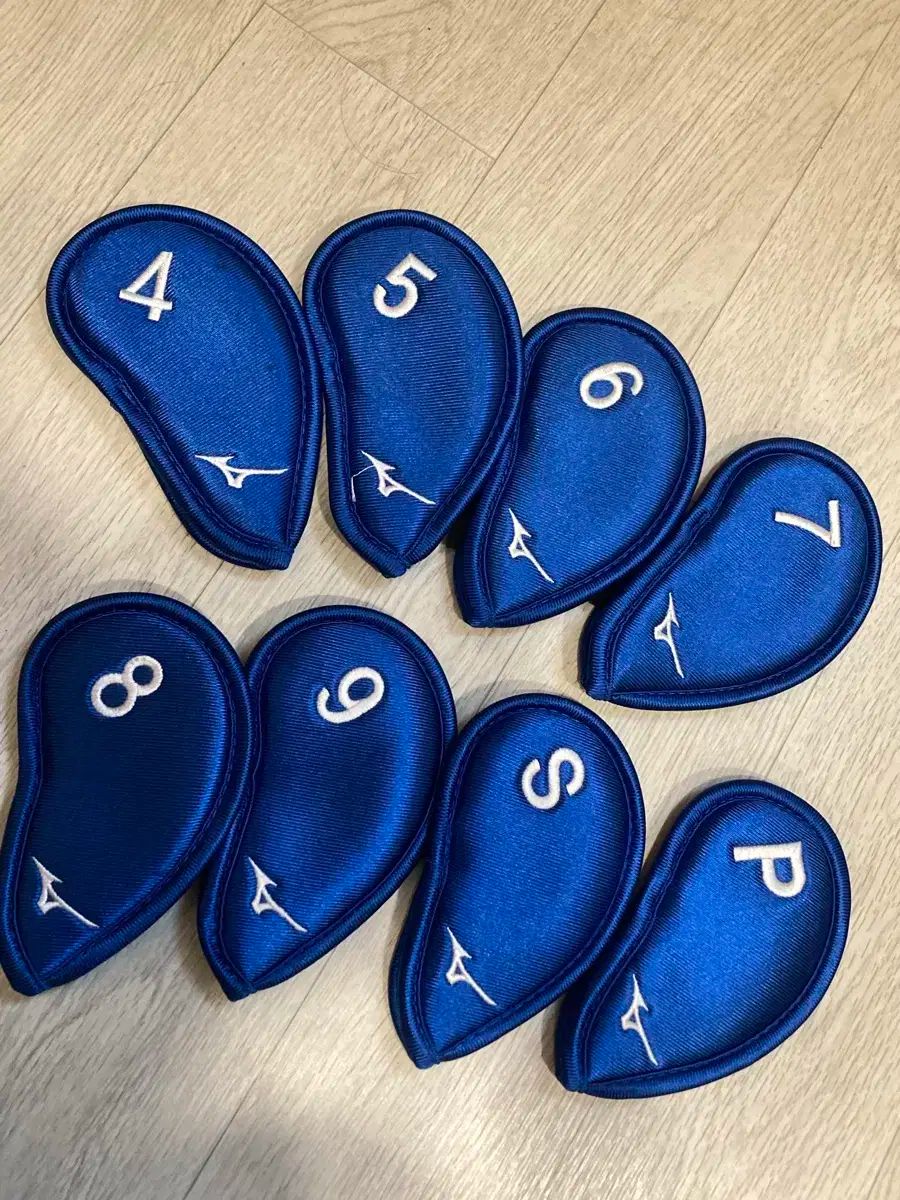 ブルー MIZUNO(ミズノ) MIZUNO アイアンカバー ヘッドカバー 青 ブルー