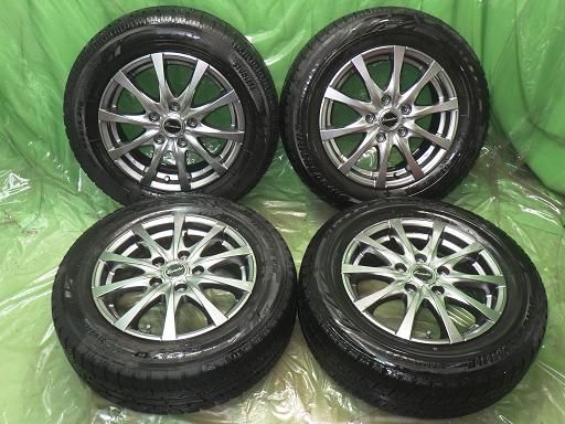 【中古】スタッドレス  Exceeder 15インチ トーヨー/ブリヂストン