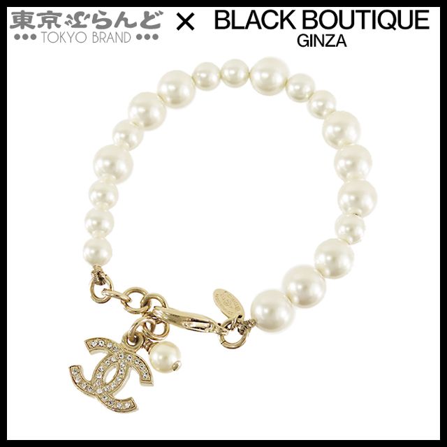 期間限定キャンペーン シャネル CHANEL フェイクパール ブレスレット A13P ホワイト アクセサリー