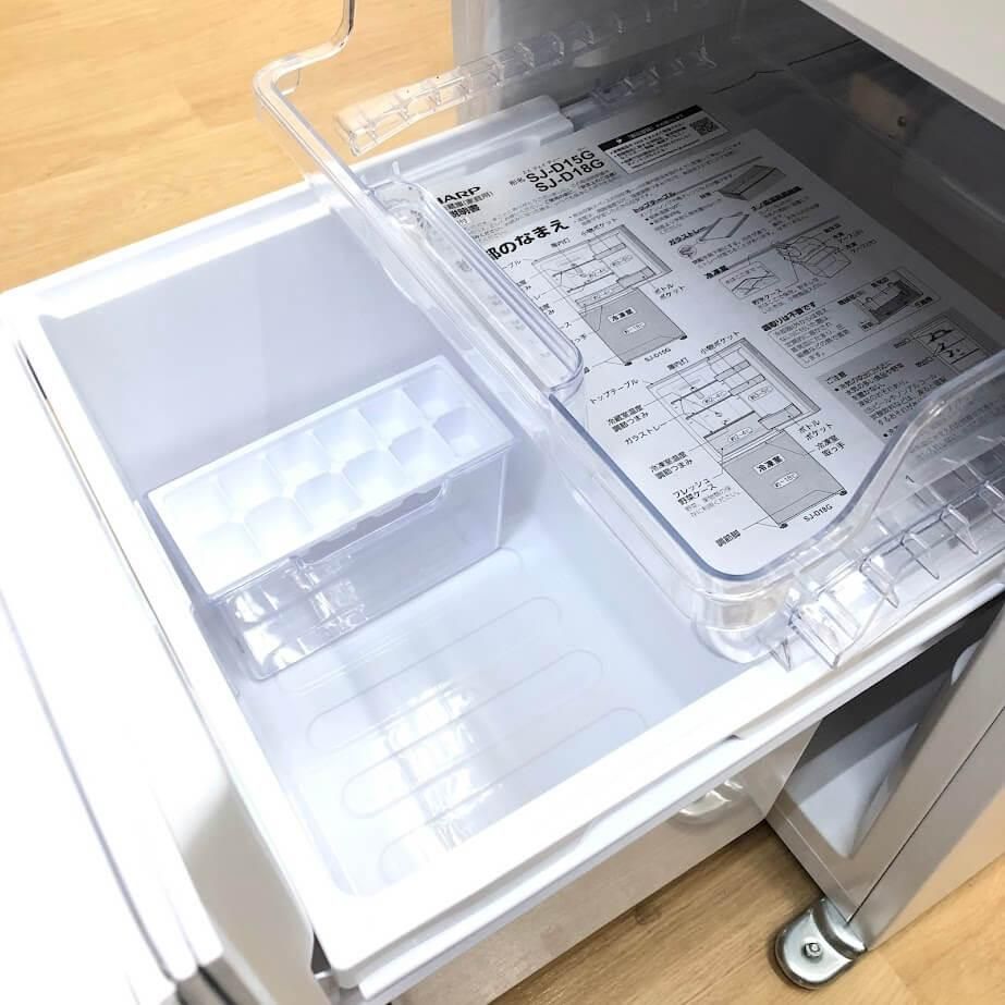 ss8018 【中古】 シャープ 冷蔵庫 152L SJ-D15G-W ホワイト 2ドア 