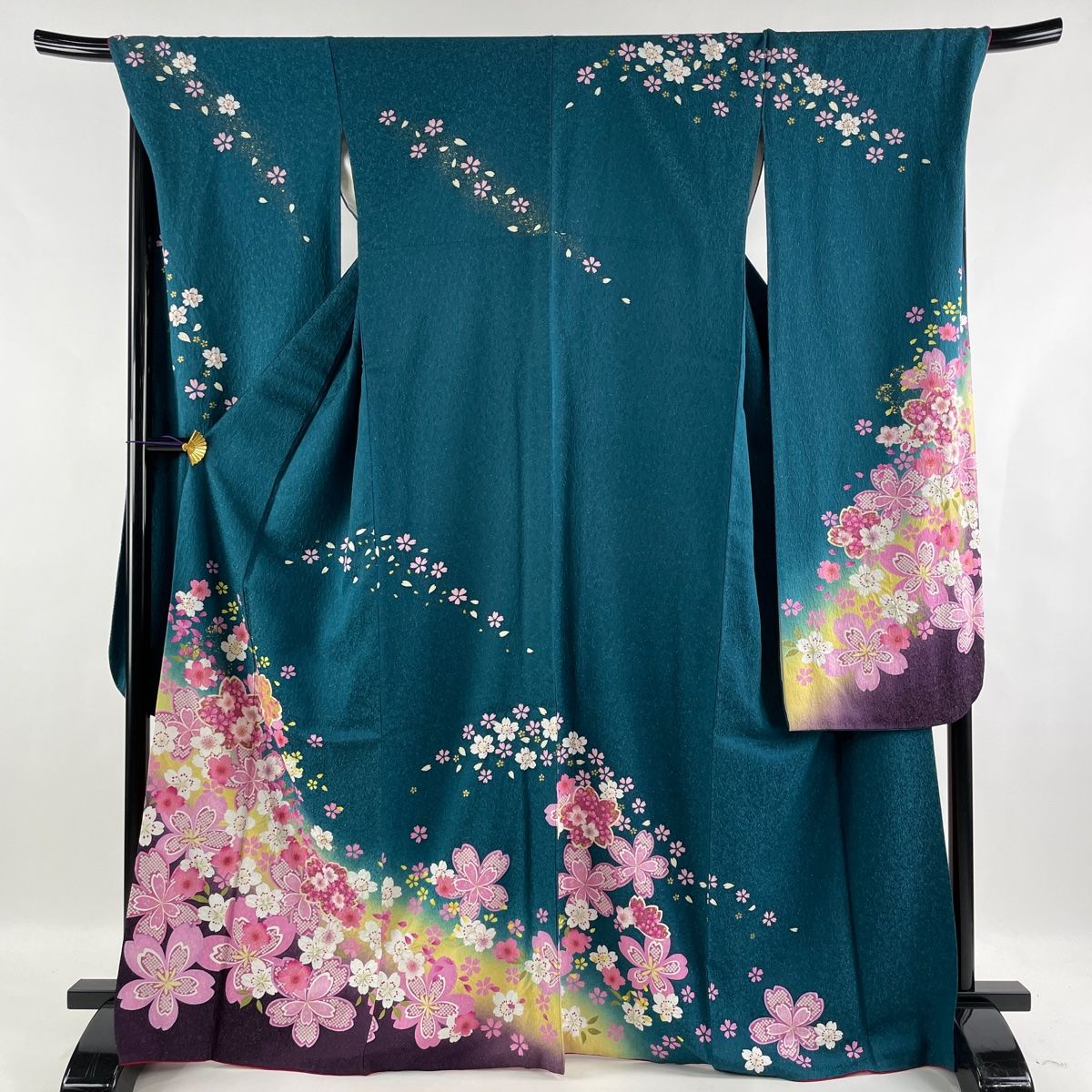 振袖 美品 逸品 身丈159cm 裄丈67cm 正絹 - 着物