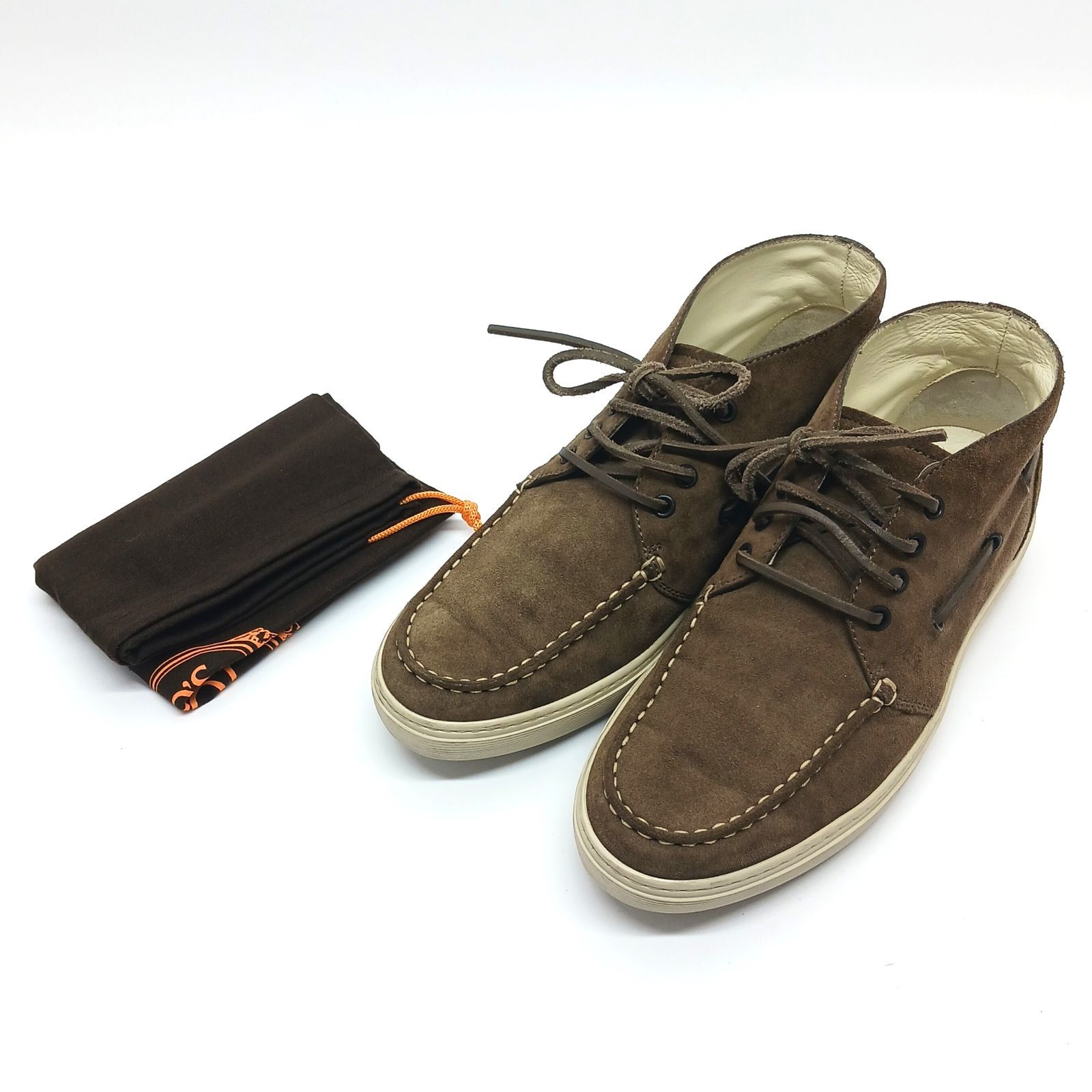 TOD's メンズ　モカシンデッキシューズ トッズ TOD'S メンズ デッキシューズ 25.5cm モカシン スウェード
