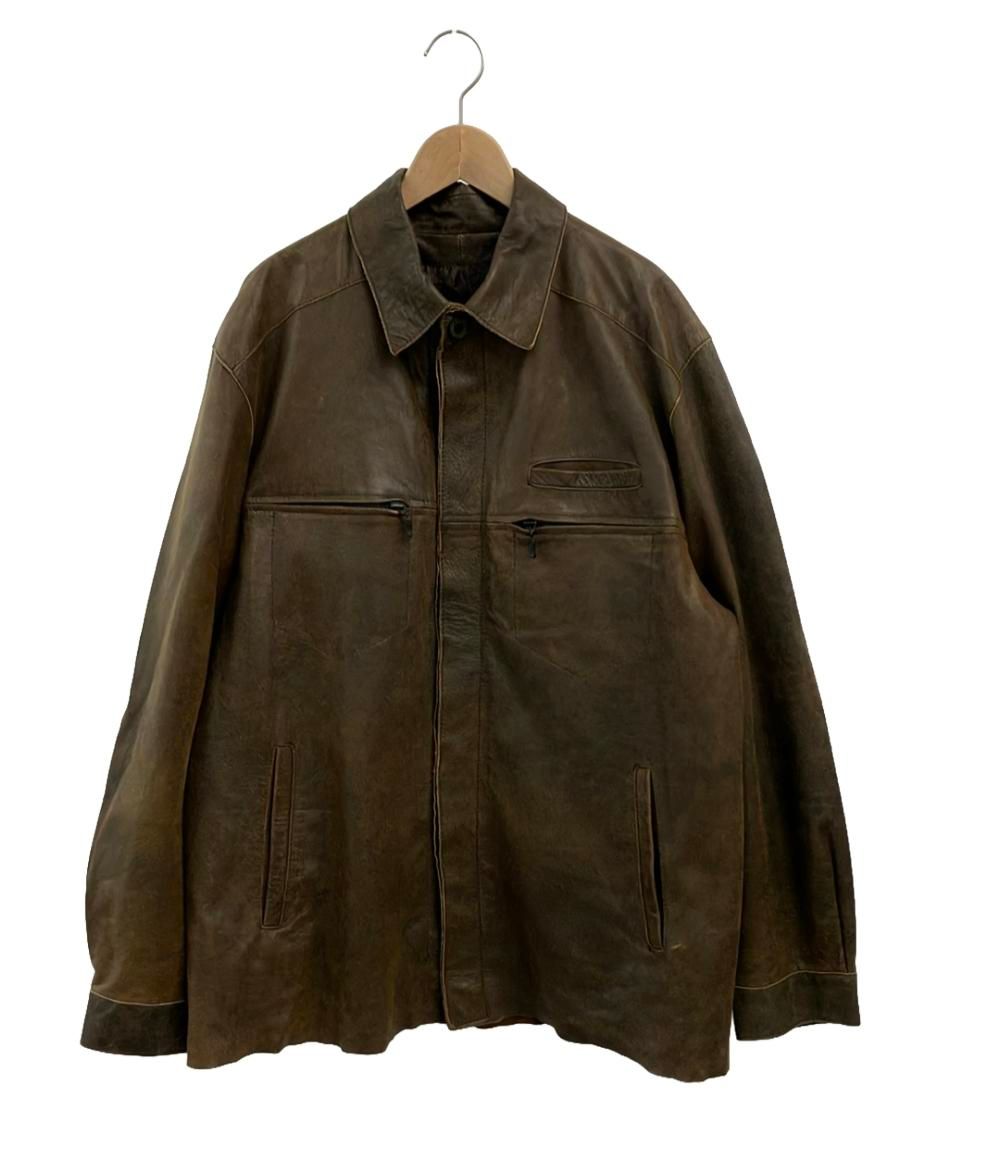 ブラガ レザージャケット ステンカラー メンズ SIZE XL (XL) BRAGA