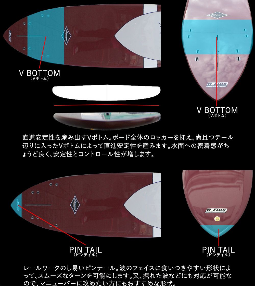 サーフボード ミニロング サーフィン アドバンス / ADVANCED 6'0 EPS