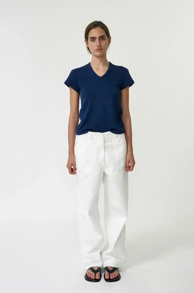 LOEFFロエフ/TC シャンブレー/テーパードパンツ/レディース/1 LOEFF（ロエフ）の「＜LOEFF（ロエフ）＞ TC シャンブレー
