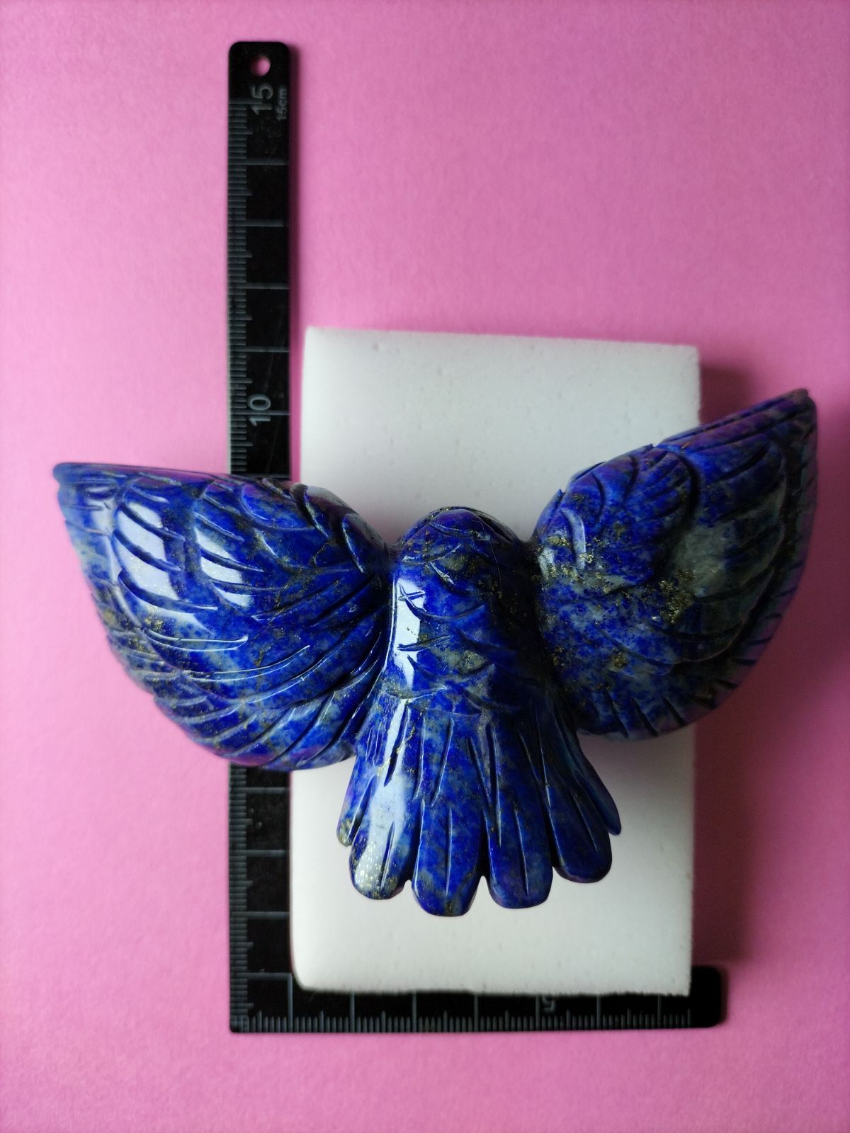 天然石 ラピスラズリの 鷲 の置物です。工芸品！ 【公式通販】