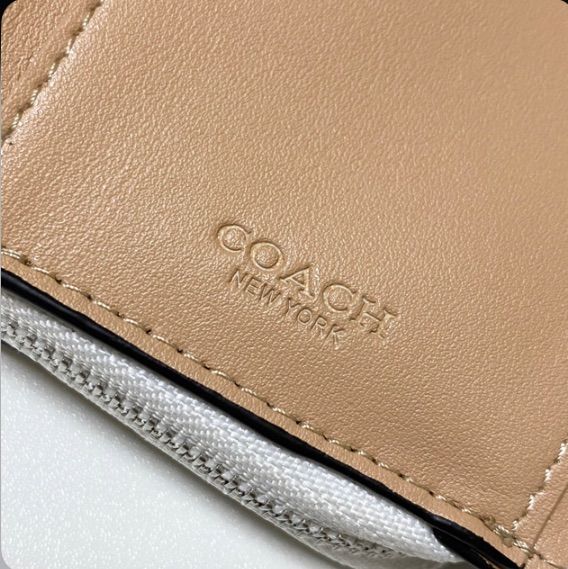 ♥COACH コーチスモール 3つ折り財布 ミッドナイト C4527