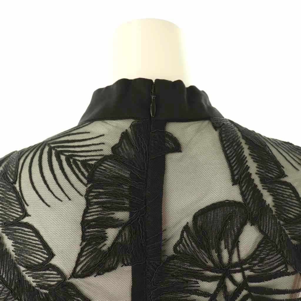 グレースクラス GRACE Class リーフレースハイネックドレス ワンピース