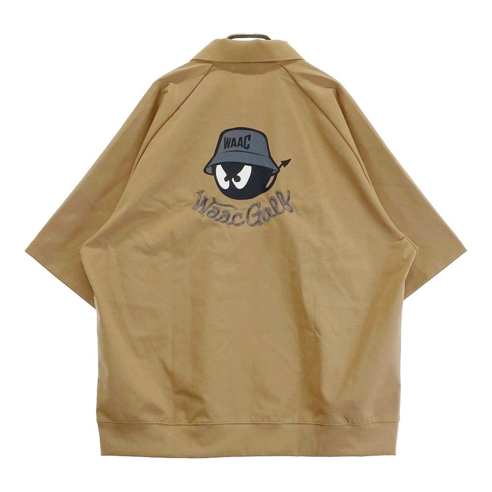 サイズ：XL WAAC ワック 2024年モデル 半袖ポロシャツ ブラウン系