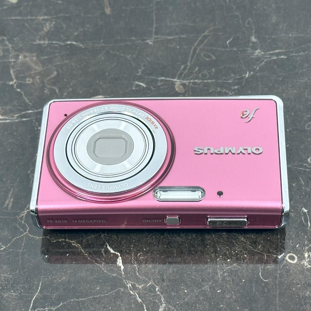 OLYMPUS FE-4020 ピンク オリンパス コンデジ コンパクトデジカメ
