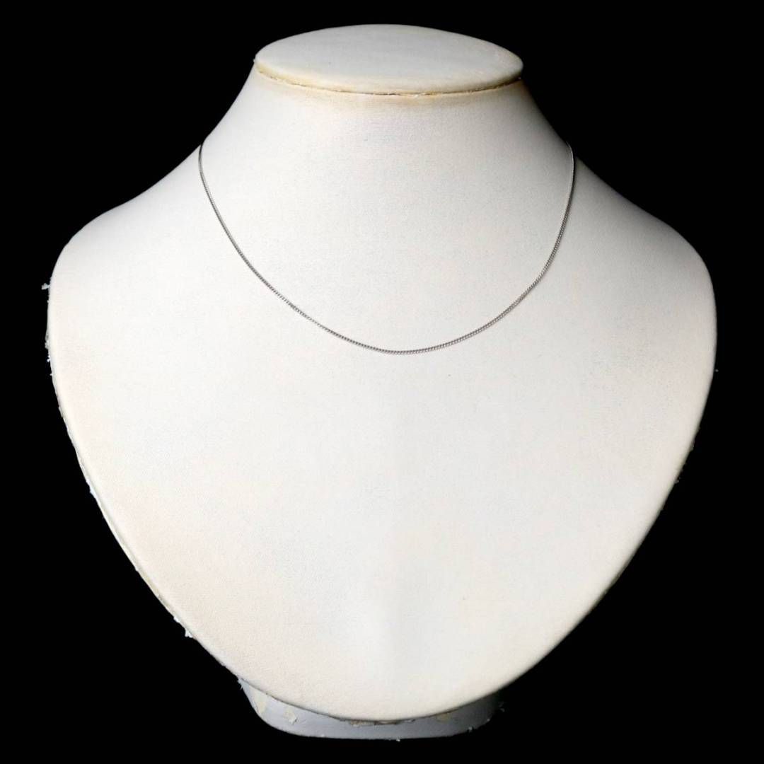 喜平ネックレス 2面シングル チェーンネックレス Pt850 プラチナ850 首