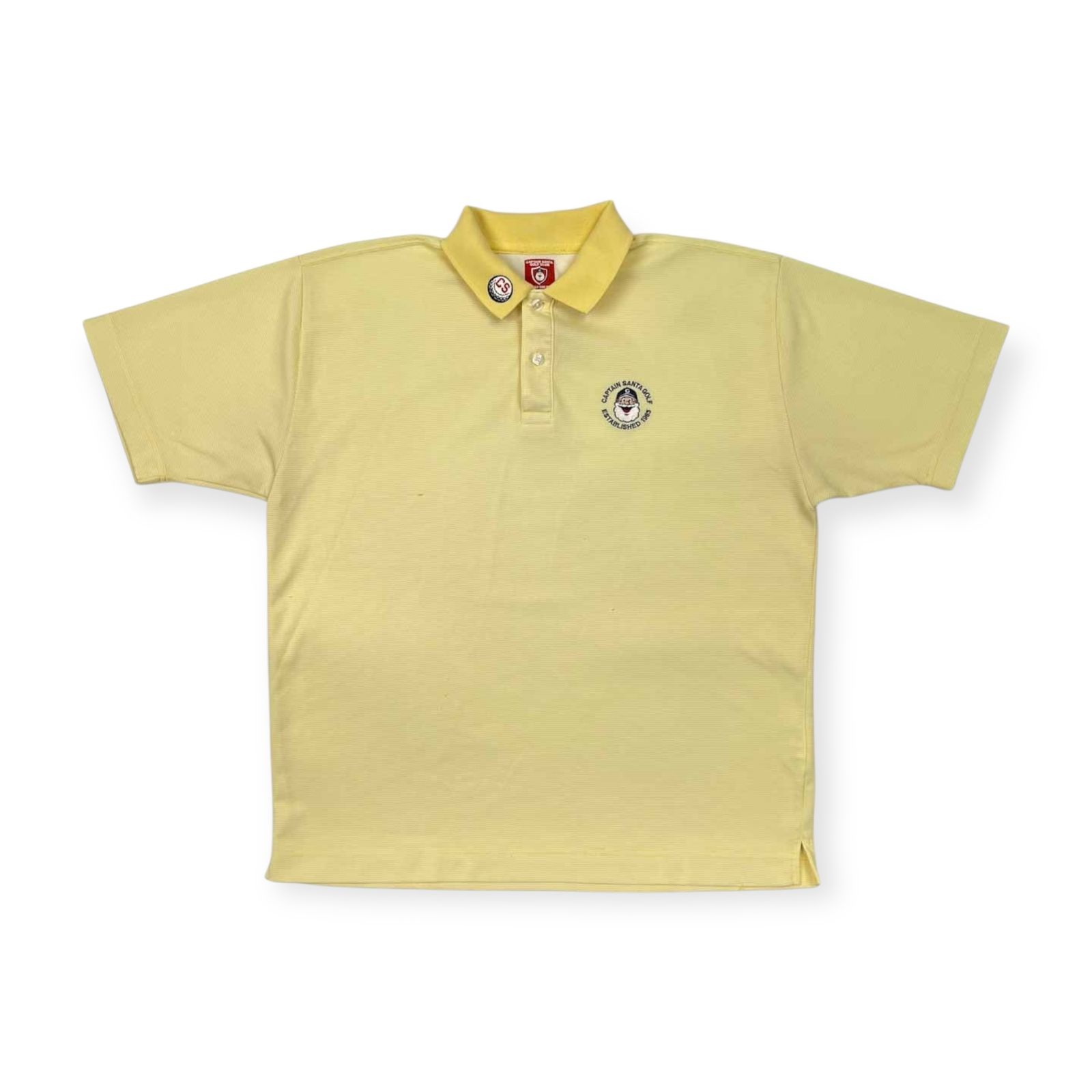 キャプテンサンタゴルフポロシャツ(総柄黄色) CAPTAIN SANTA キャプテンサンタ GOLF CLUB 半袖 ポロシャツ