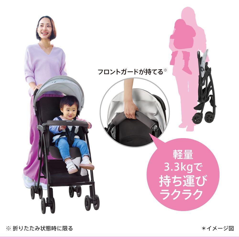 B型ベビーカー マジカルエアー AI 7か月~36か月まで 軽量 コンパクト ネイビー 2025年モデル