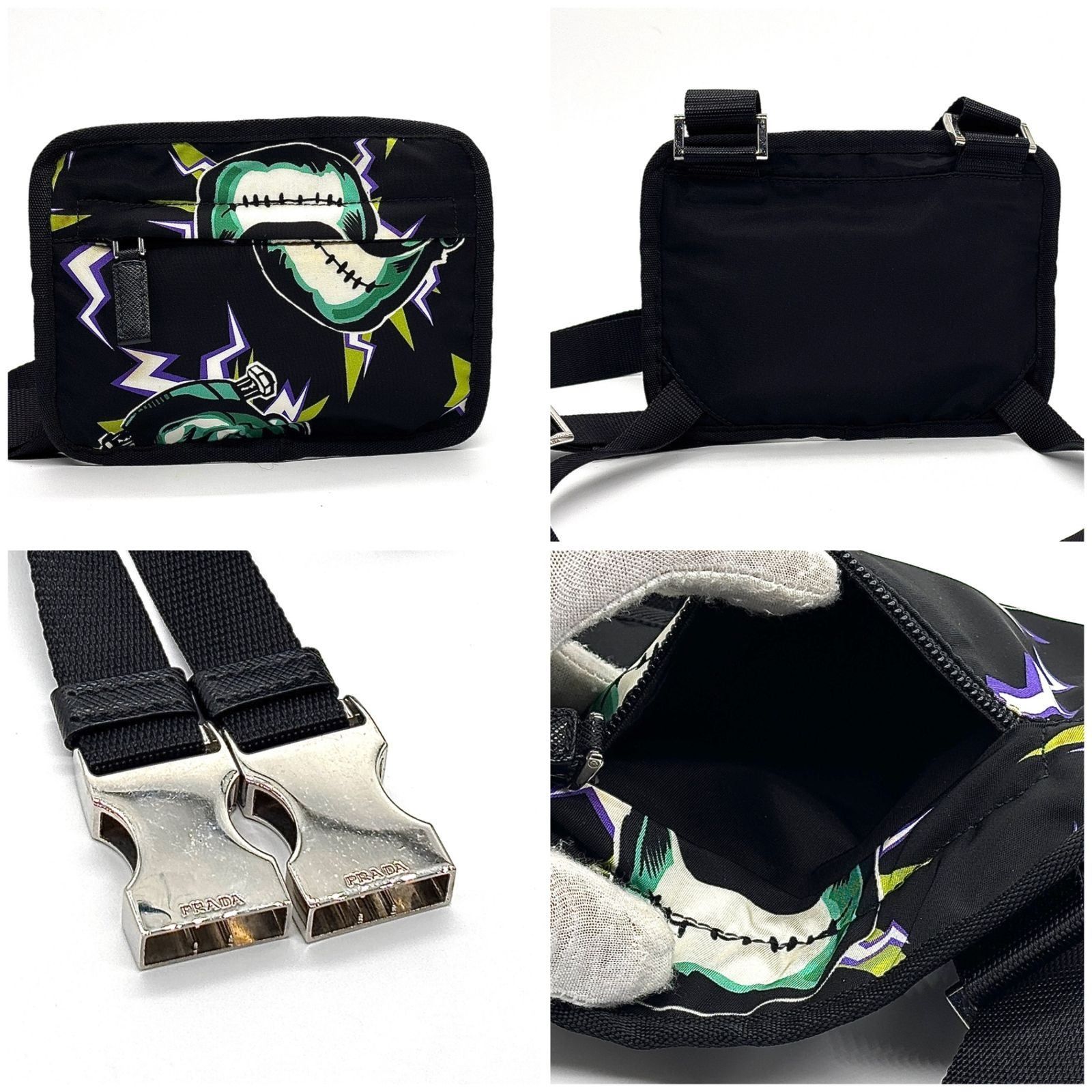 即完モデル✨】 PRADA プラダ フランケンシュタイン ボディバッグ 