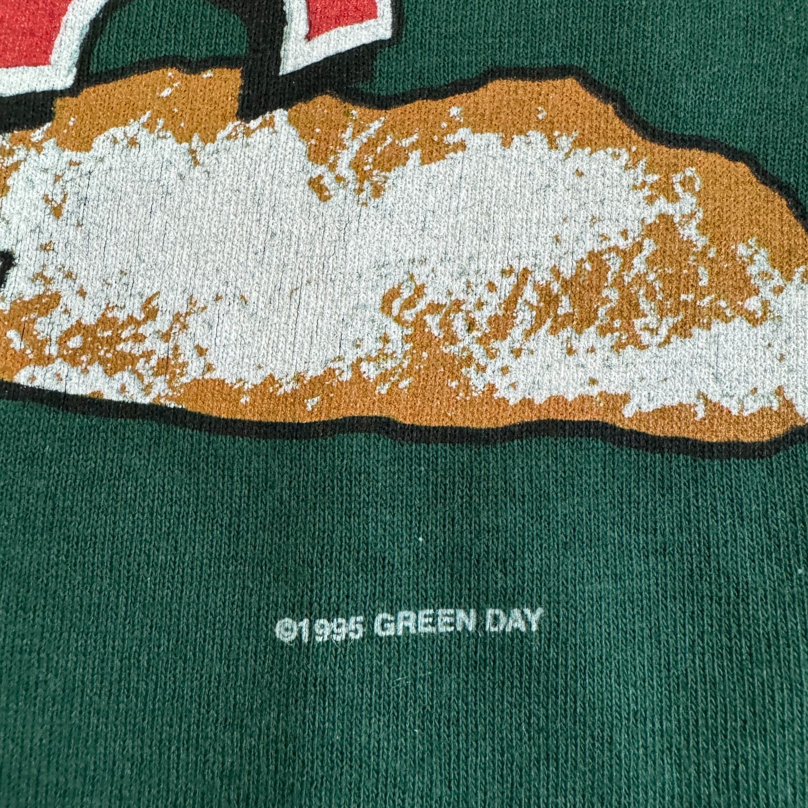 90s Green Day Dookie 1995 グラフィック プリント Tシャツ Lサイズ 
