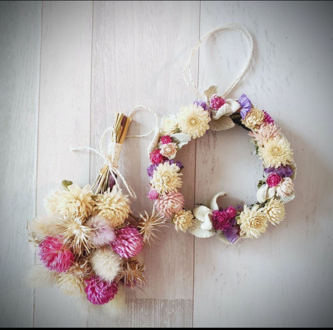 ドライフラワー ミニリース&ミニスワッグ maysドライフラワー