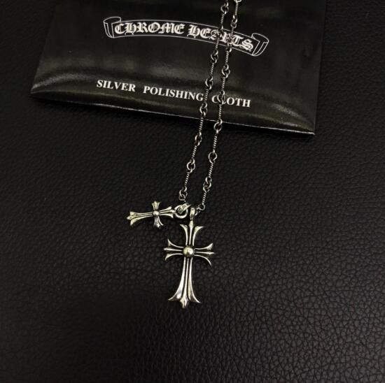 クロムハーツ Chrome Hearts ダイヤ ネックレス シルバー#1