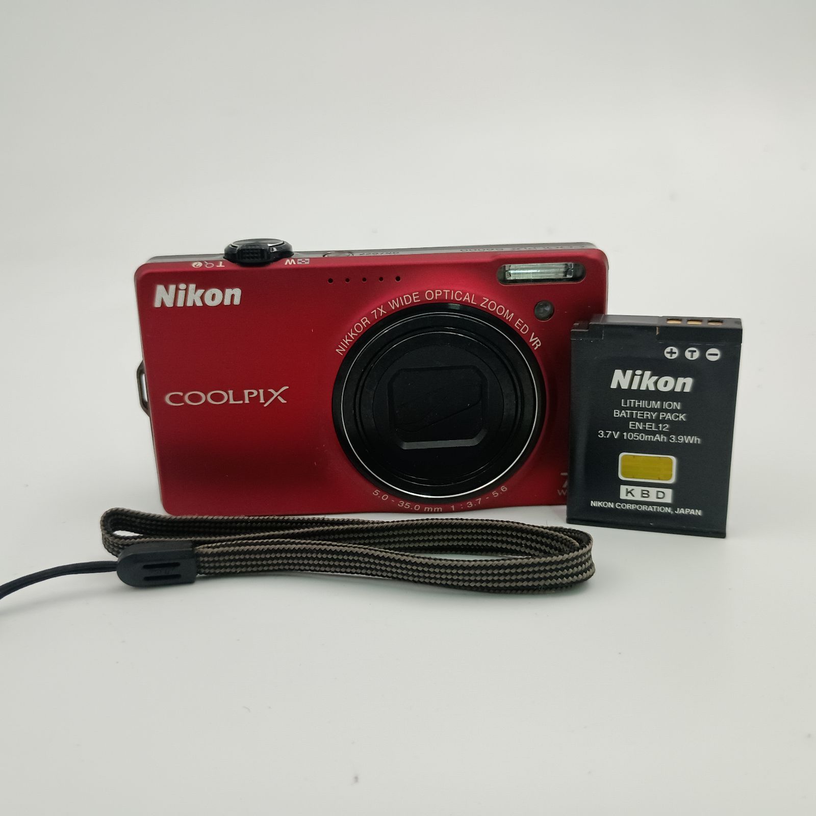 Nikon Coolpix S6000 Compact DIGITAL Camera Red コンパクト