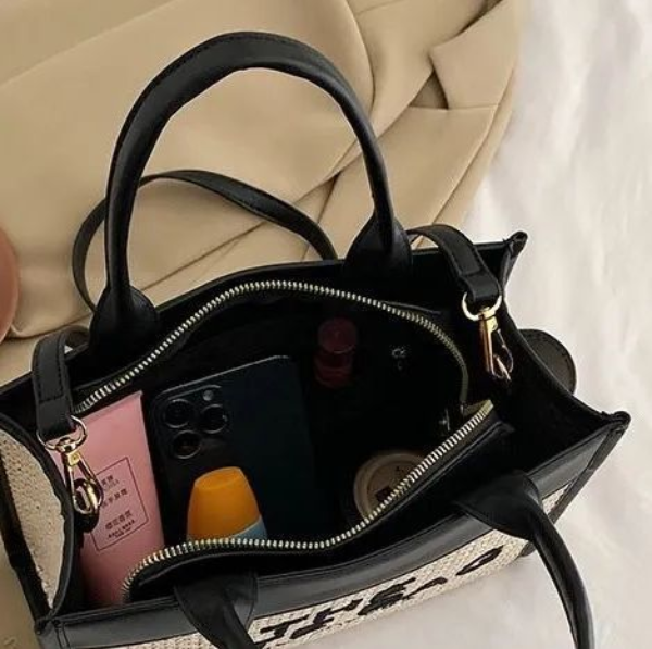 新品 Marc Jacobs バッグ トートバッグ the traveler tote bag グラフィック ロゴ トート ショルダーバッグ 斜め着用 ラフィア編み並行輸入品