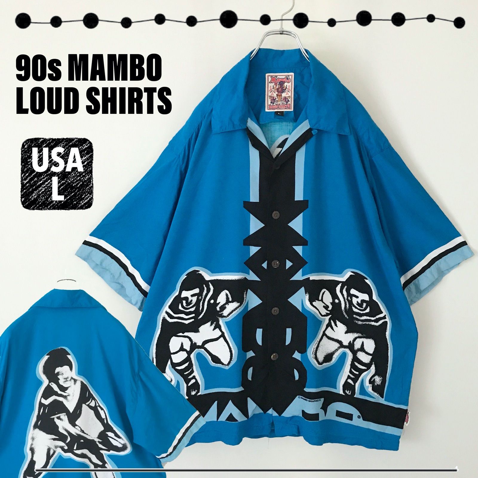 MAMBO LOUD SHIRTS マンボーラウドシャツ　アロハシャツ MAMBO LOUD SHIRTS マンボーラウドシャツ アロハシャツ Vintage