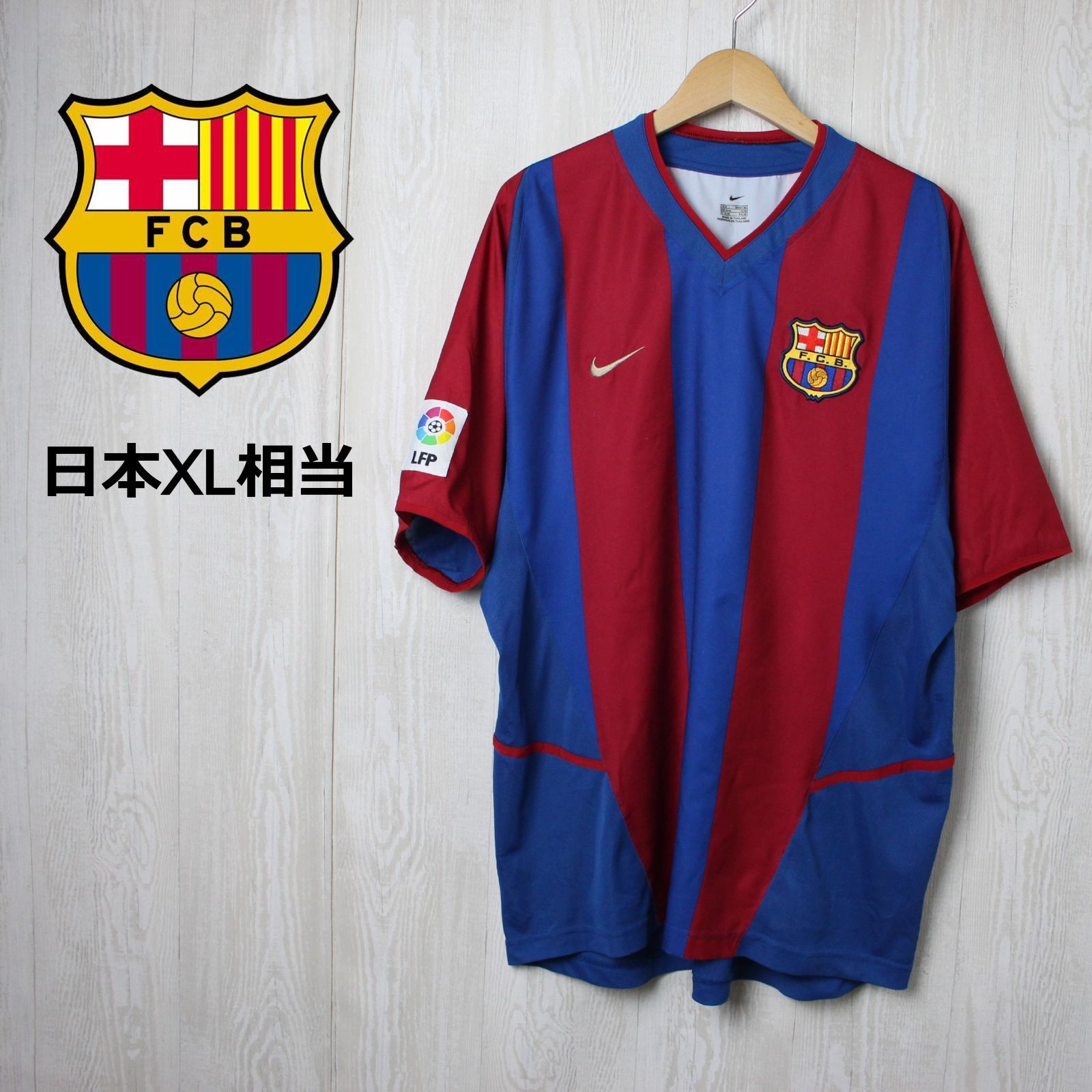 2001-2002 FCバルセロナ アウェイ ユニフォーム 4番 XL 2001-2002 FC