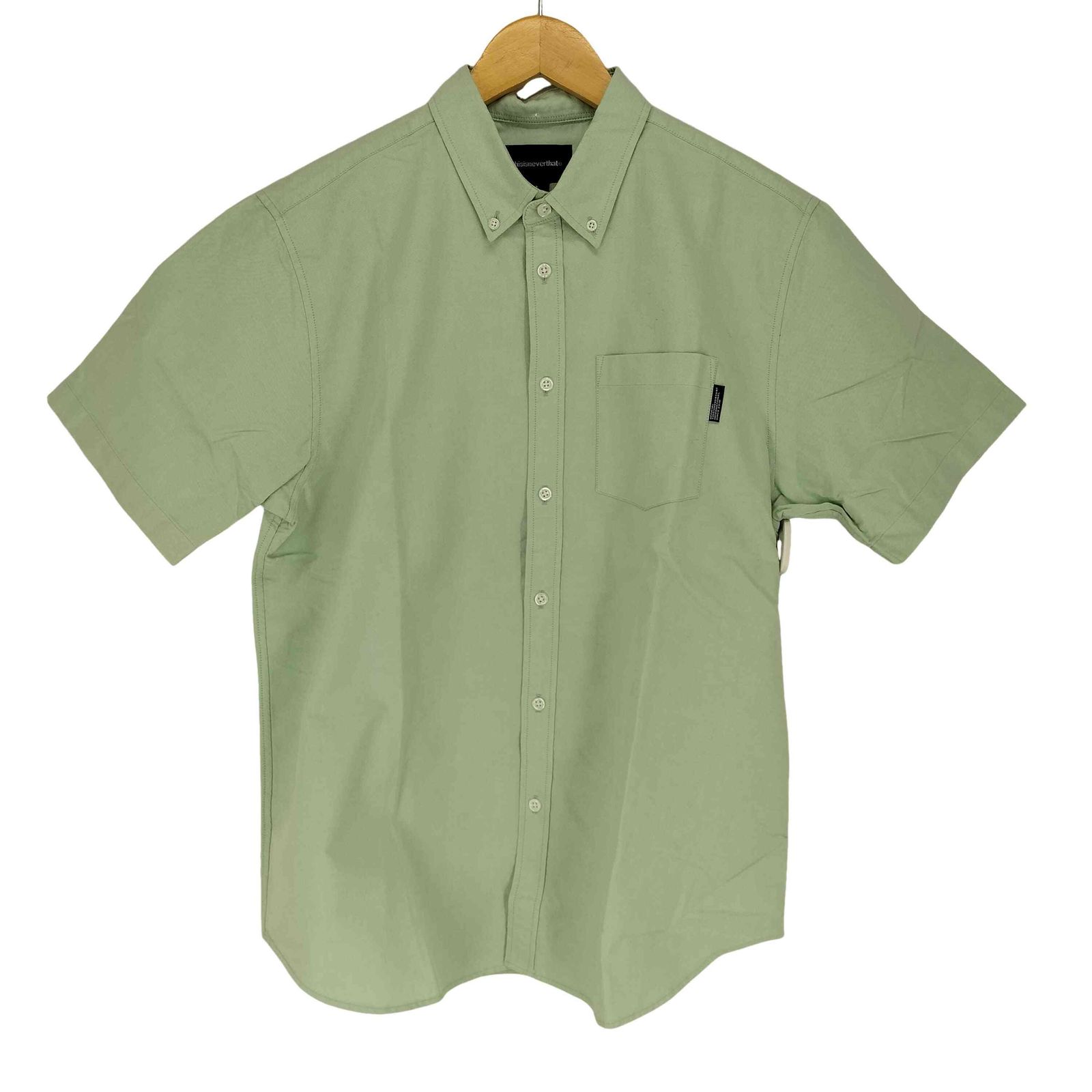 【THISISNEVERTHAT】オックスフォード S/S シャツ アプリコッ Oxford S/S Shirt – thisisneverthat® JP